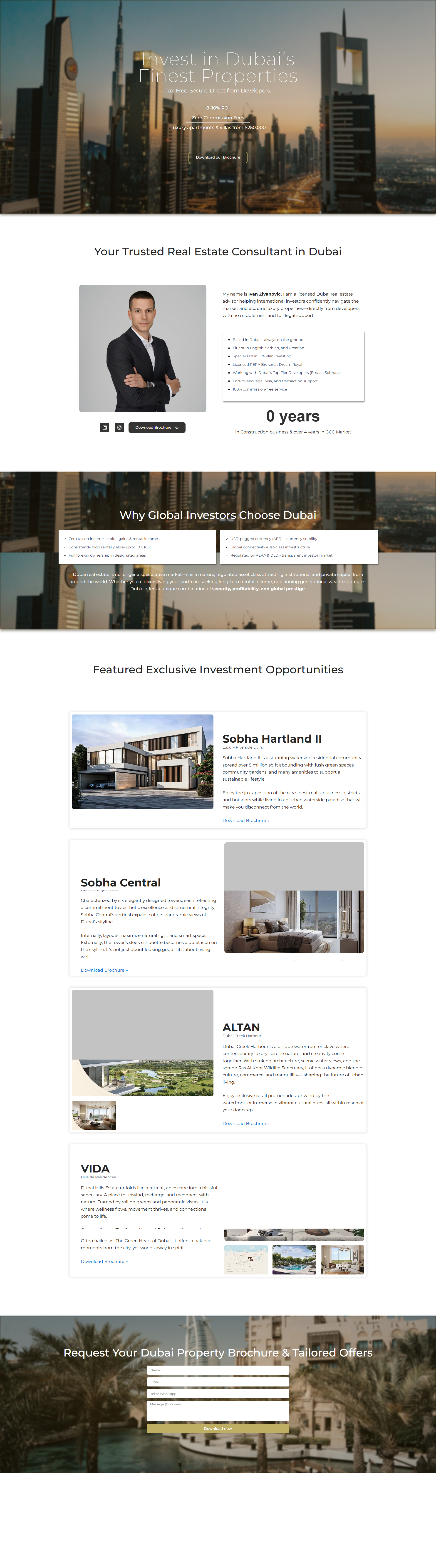 ivandubai.com website preview